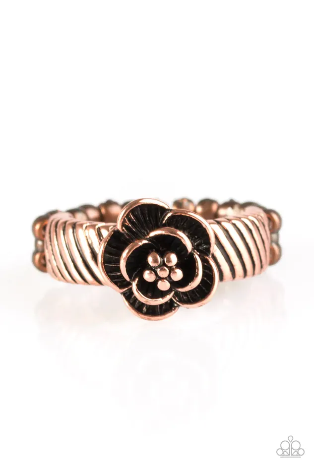 Paparazzi Jewelry Paparazzi Ring Fleur de Fabulous Copper Rings