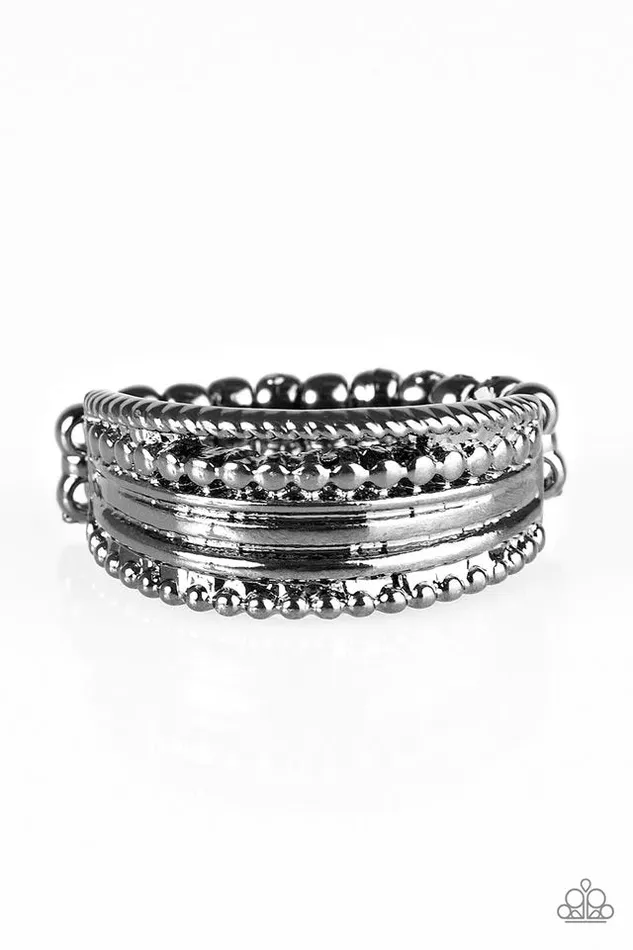 Paparazzi Jewelry Paparazzi Ring Professional GLEAMer Black Rings