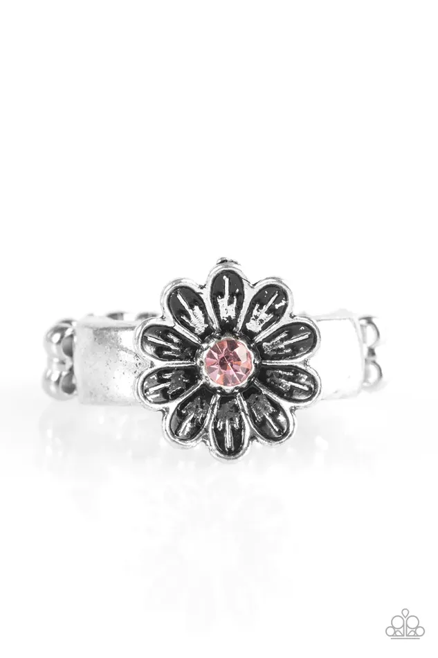 Paparazzi Jewelry Rings Paparazzi Ring Anywhere BUD Here Pink