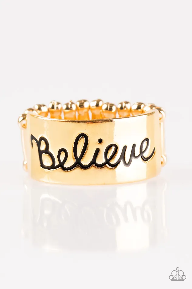 Paparazzi Jewelry Rings Paparazzi Ring Better Believe It Gold
