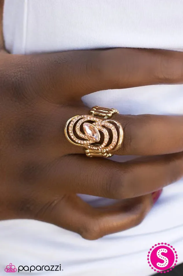 Paparazzi Jewelry Rings Paparazzi Ring Bewitching Beauty Gold