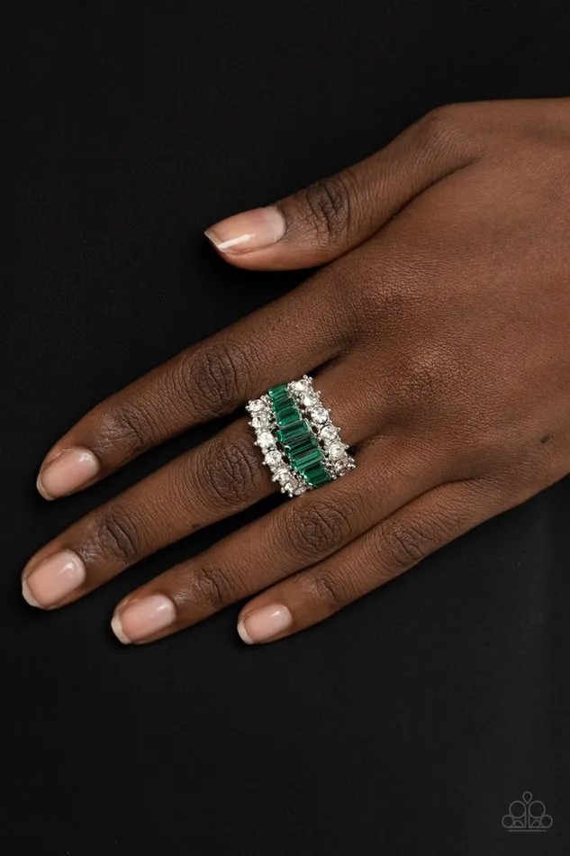 Paparazzi Jewelry Rings Paparazzi Ring CACHE Value Green
