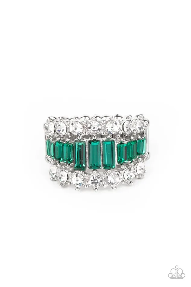 Paparazzi Jewelry Rings Paparazzi Ring CACHE Value Green Paparazzi Jewelry Rings Paparazzi Ring CACHE Value Green