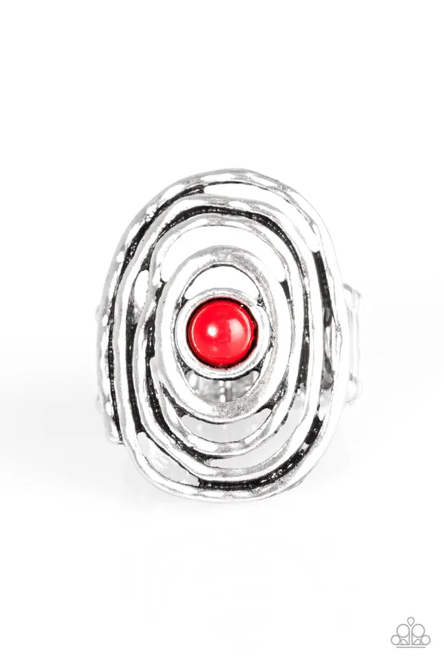 Paparazzi Jewelry Rings Paparazzi Ring Colorfully Chaotic Red