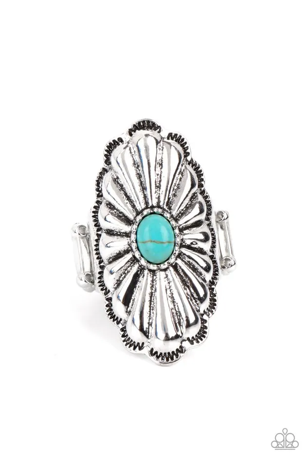 Paparazzi Jewelry Rings Paparazzi Ring Cottage Couture Blue Paparazzi Jewelry Rings Paparazzi Ring Cottage Couture Blue