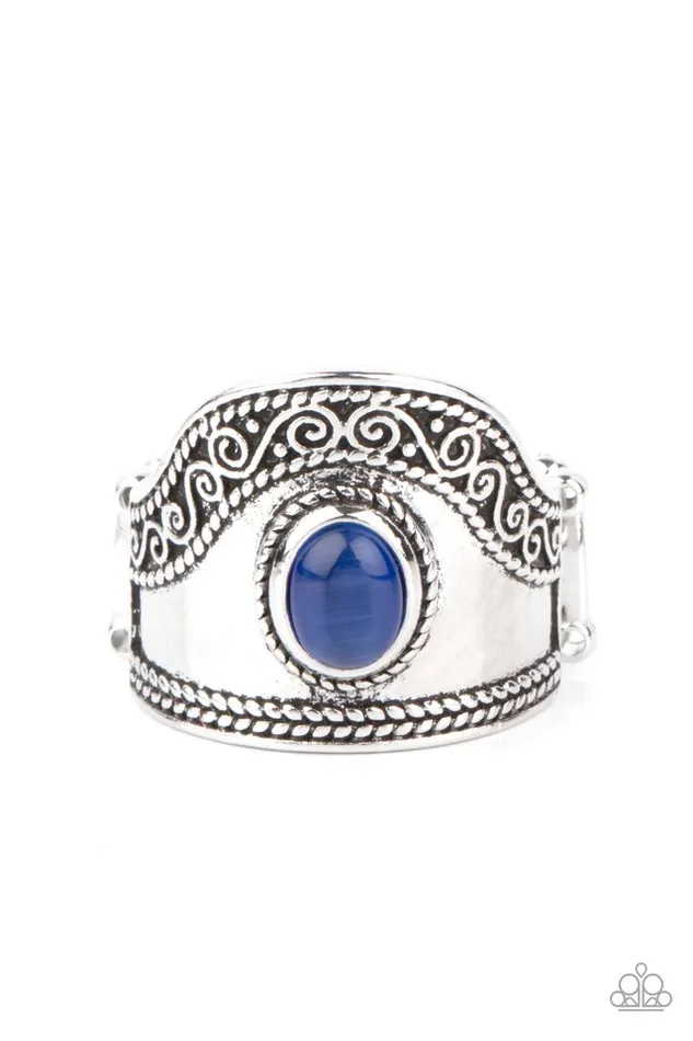 Paparazzi Jewelry Rings Paparazzi Ring Dreamy Definition Blue Paparazzi Jewelry Rings Paparazzi Ring Dreamy Definition Blue
