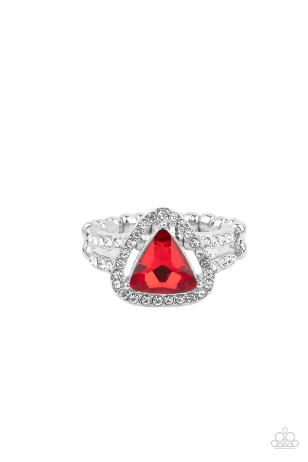 Paparazzi Jewelry Rings Paparazzi Ring Elevated Engagement Red Paparazzi Jewelry Rings Paparazzi Ring Elevated Engagement Red