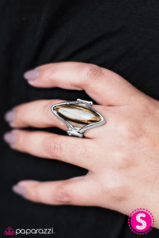 Paparazzi Jewelry Rings Paparazzi Ring Escape The Ordinary Brown