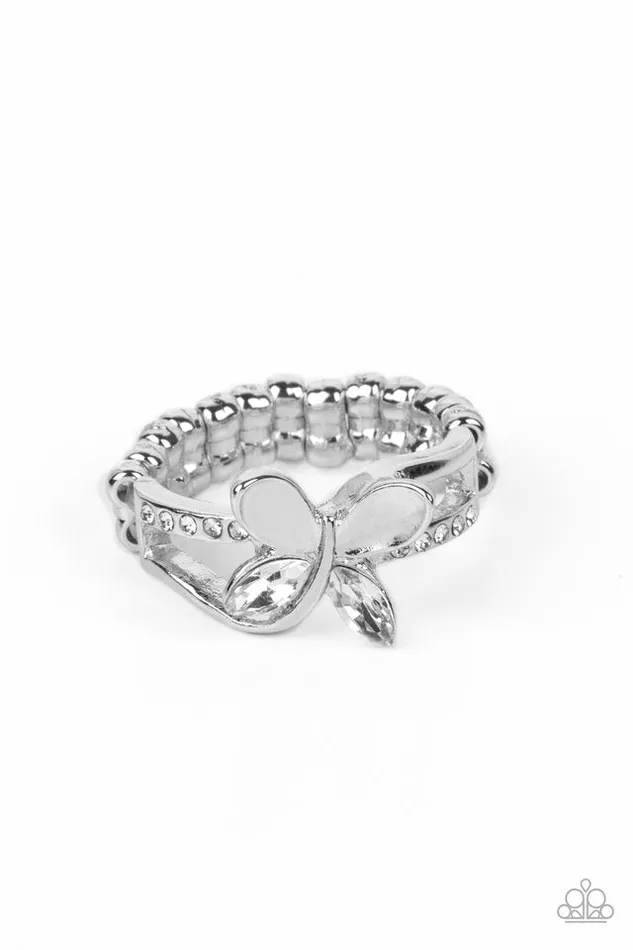 Paparazzi Jewelry Rings Paparazzi Ring Fetching Flutter White Paparazzi Jewelry Rings Paparazzi Ring Fetching Flutter White
