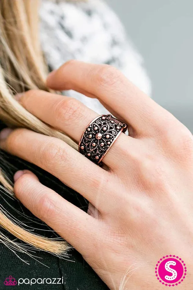 Paparazzi Jewelry Rings Paparazzi Ring I Must Have Flowers Copper