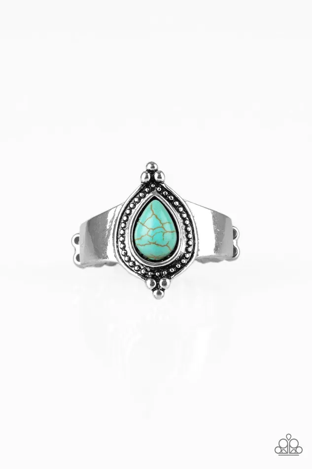 Paparazzi Jewelry Rings Paparazzi Ring Mineral Minimalist Blue
