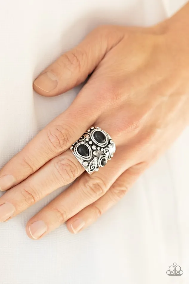 Paparazzi Jewelry Rings Paparazzi Ring Modern Mountain Ranger Black