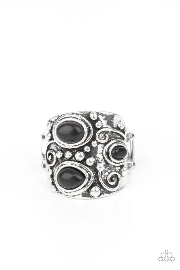 Paparazzi Jewelry Rings Paparazzi Ring Modern Mountain Ranger Black Paparazzi Jewelry Rings Paparazzi Ring Modern Mountain Ranger Black
