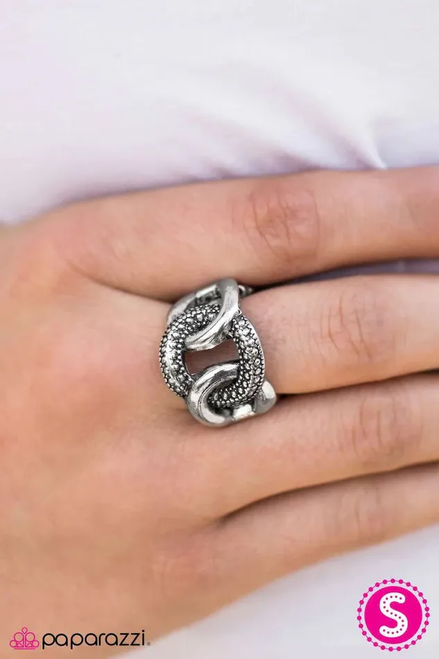Paparazzi Jewelry Rings Paparazzi Ring Smokes Silver