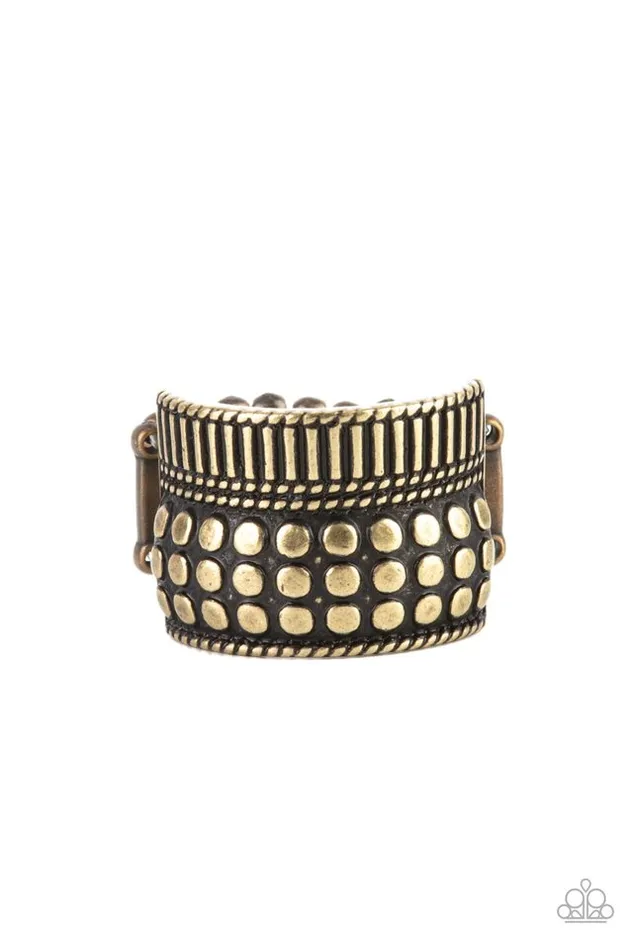 Paparazzi Jewelry Rings Paparazzi Ring Tenacious Texture Brass Paparazzi Jewelry Rings Paparazzi Ring Tenacious Texture Brass