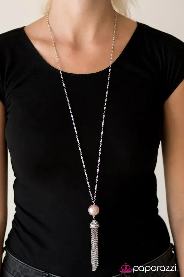 Paparazzi Necklace Cheers To A New Year Pink Paparazzi Jewelry Necklaces