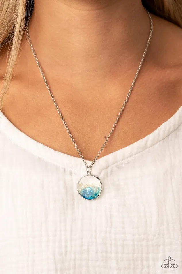 Paparazzi Necklace Completely Crushed Blue Paparazzi Jewelry Necklaces