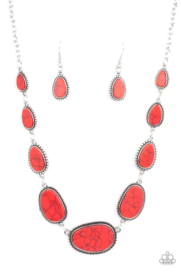 Paparazzi Necklace Elemental Eden Red Paparazzi Jewelry Necklaces Paparazzi Necklace Elemental Eden Red Paparazzi Jewelry Necklaces