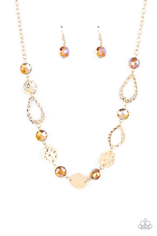 Paparazzi Necklace High Fashion Fashionista Brown Paparazzi Jewelry Necklaces
