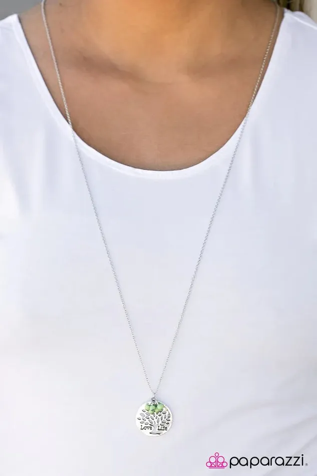 Paparazzi Necklace Life Is Lovely Green Paparazzi Jewelry Necklaces