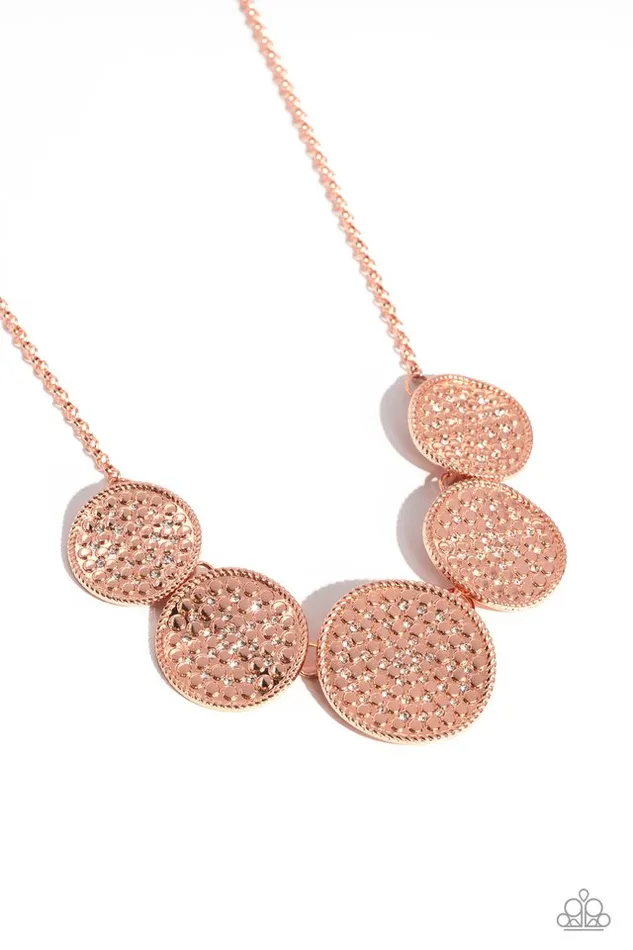 Paparazzi Necklace Medaled Mosaic Copper Paparazzi Jewelry Necklaces Paparazzi Necklace Medaled Mosaic Copper Paparazzi Jewelry Necklaces