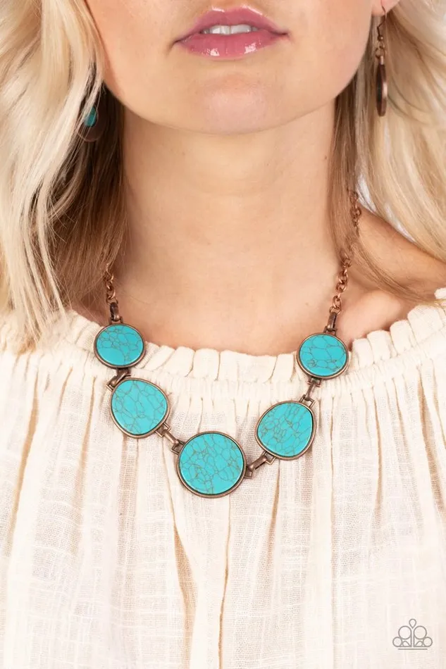 Paparazzi Necklace Santa Fe Flats Copper Paparazzi Jewelry Necklaces