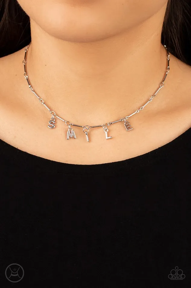 Paparazzi Necklace Say My Name Silver Paparazzi Jewelry Necklaces