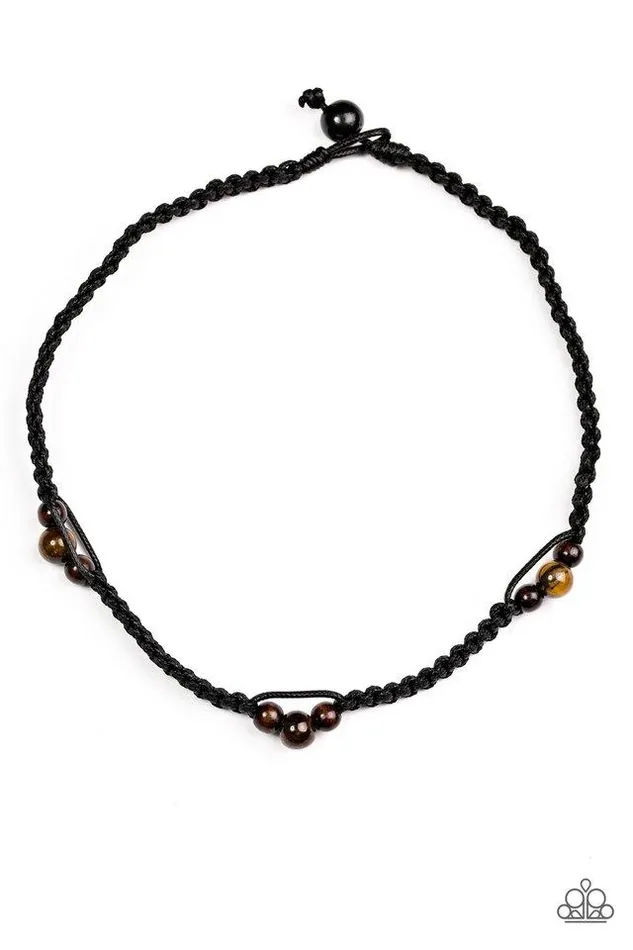 Paparazzi Necklace Vitality Black Paparazzi Jewelry Necklaces