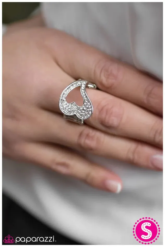 Paparazzi Ring All My Single Ladies White Paparazzi Jewelry Rings