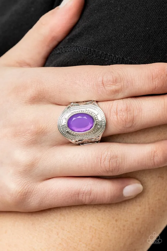 Paparazzi Ring Calm And Classy Purple Paparazzi Jewelry Rings