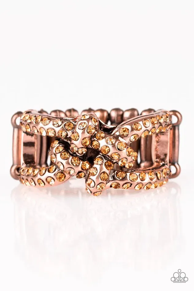 Paparazzi Ring Can Only Go UPSCALE From Here Copper Paparazzi Jewelry Rings