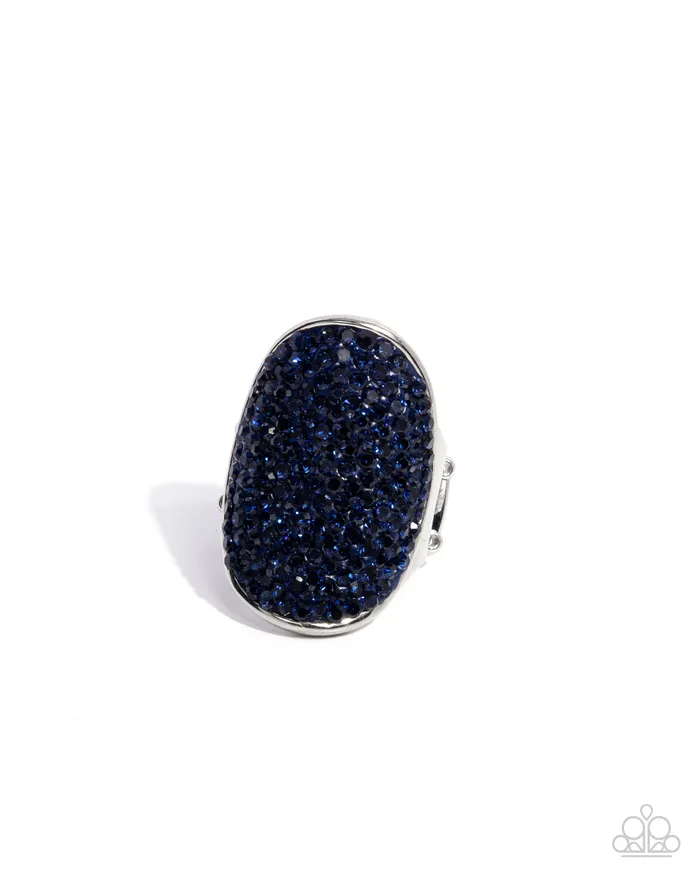 Paparazzi Ring Exaggerated Elitist Blue Paparazzi Jewelry Rings Paparazzi Ring Exaggerated Elitist Blue Paparazzi Jewelry Rings