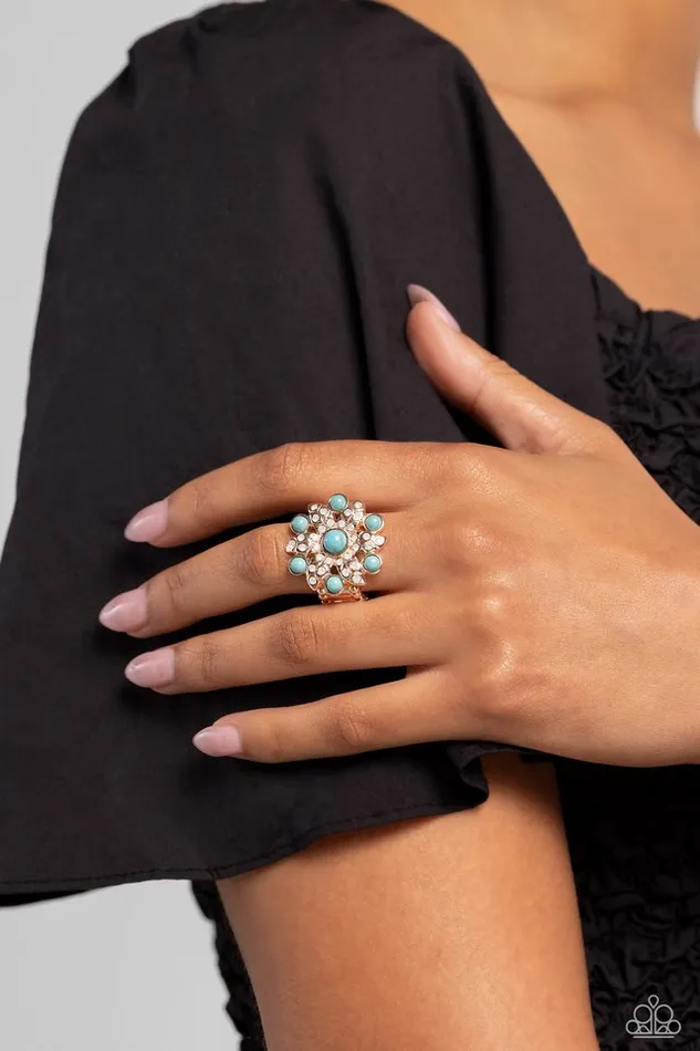 Paparazzi Ring Flower of Life Rose Gold Paparazzi Jewelry Rings