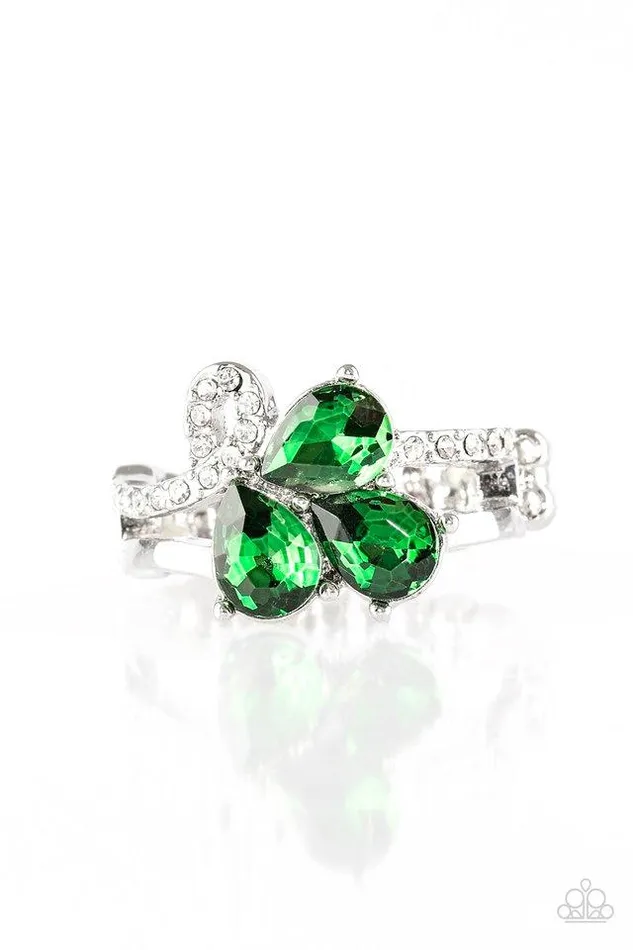 Paparazzi Ring Friends In HighEnd Places Green Paparazzi Jewelry Rings