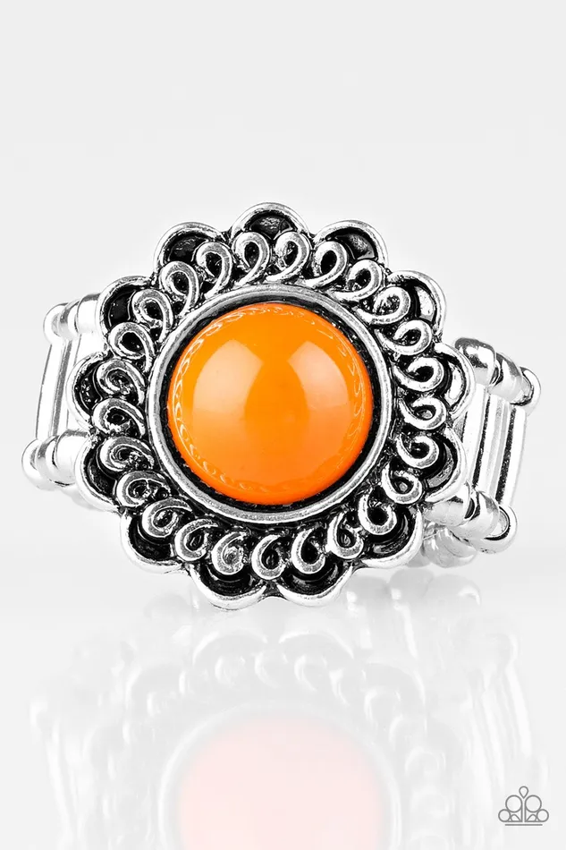 Paparazzi Ring Garden Stroll Orange Paparazzi Jewelry Rings