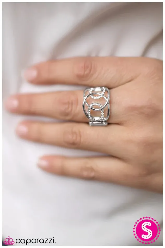 Paparazzi Ring Get Down Tonight White Paparazzi Jewelry Rings