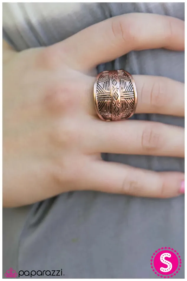 Paparazzi Ring Night At The Museum Copper Paparazzi Jewelry Rings