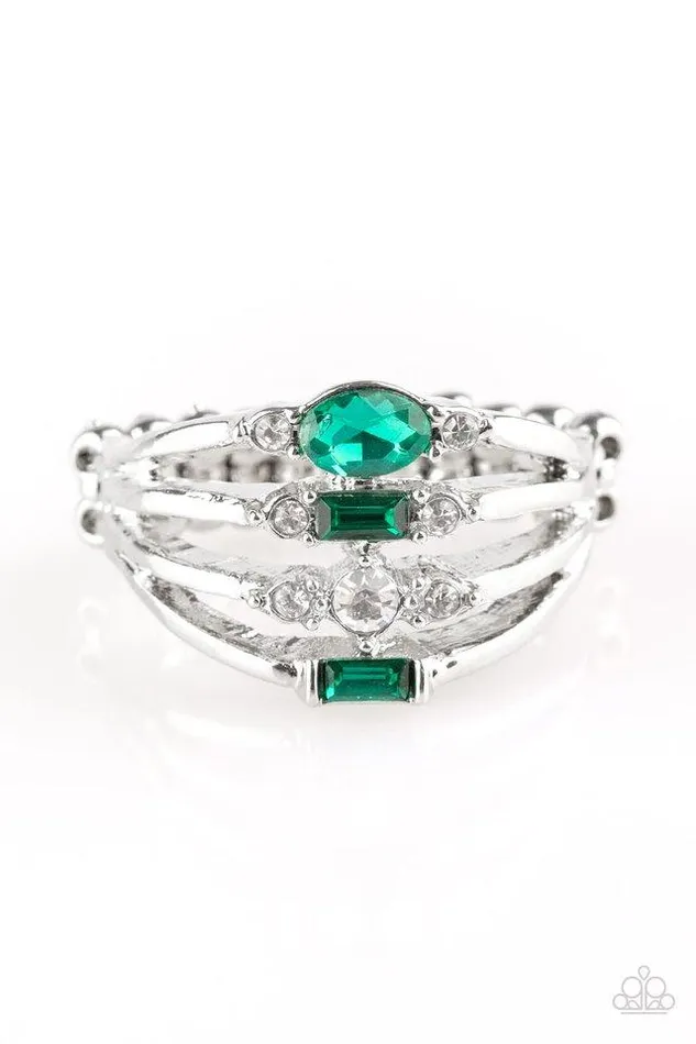 Paparazzi Ring Not So Novice Green Paparazzi Jewelry Rings