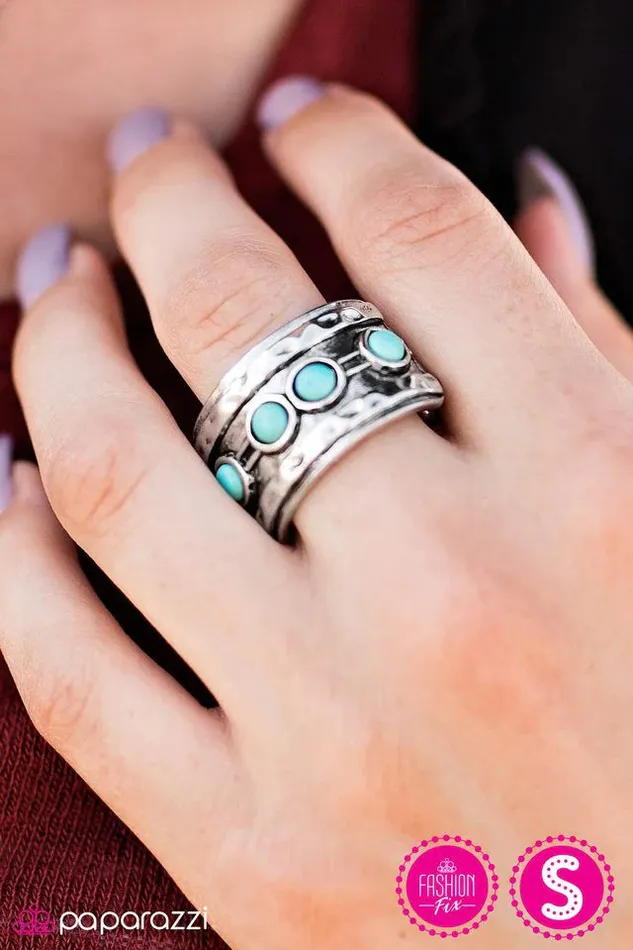 Paparazzi Ring Rural Royalty Blue Paparazzi Jewelry Rings