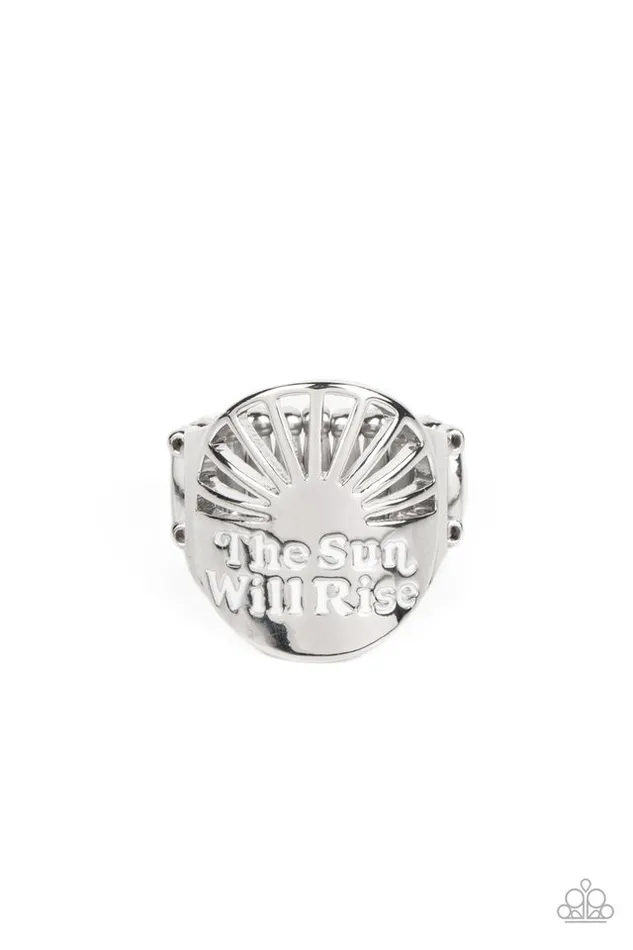 Paparazzi Ring The Dawn After Tomorrow White Paparazzi Jewelry Rings Paparazzi Ring The Dawn After Tomorrow White Paparazzi Jewelry Rings