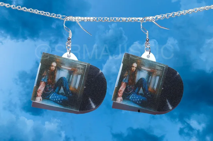 READY TO SHIP Holly Humberstone The Walls are Way Too Thin Vinyl Album EP Handmade Earrings Sam Makes Things Earrings READY TO SHIP Holly Humberstone The Walls are Way Too Thin Vinyl Album EP Handmade Earrings Sam Makes Things Earrings