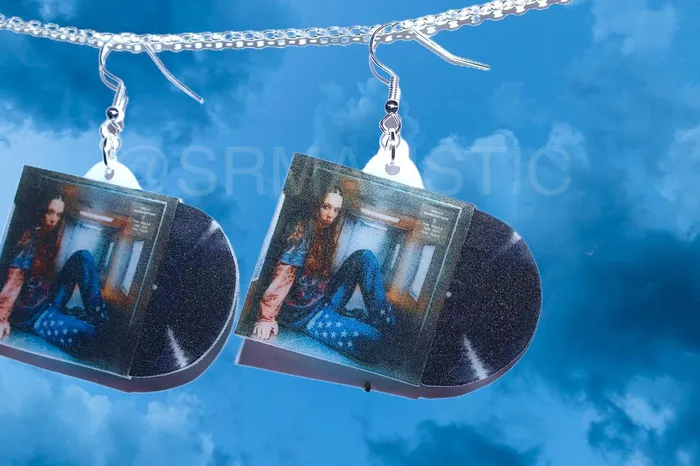 READY TO SHIP Holly Humberstone The Walls are Way Too Thin Vinyl Album EP Handmade Earrings Sam Makes Things Earrings READY TO SHIP Holly Humberstone The Walls are Way Too Thin Vinyl Album EP Handmade Earrings Sam Makes Things Earrings