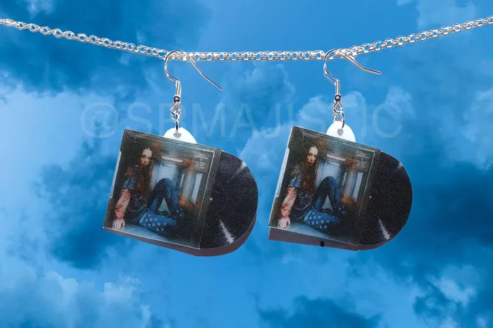 READY TO SHIP Holly Humberstone The Walls are Way Too Thin Vinyl Album EP Handmade Earrings Sam Makes Things Earrings READY TO SHIP Holly Humberstone The Walls are Way Too Thin Vinyl Album EP Handmade Earrings Sam Makes Things Earrings