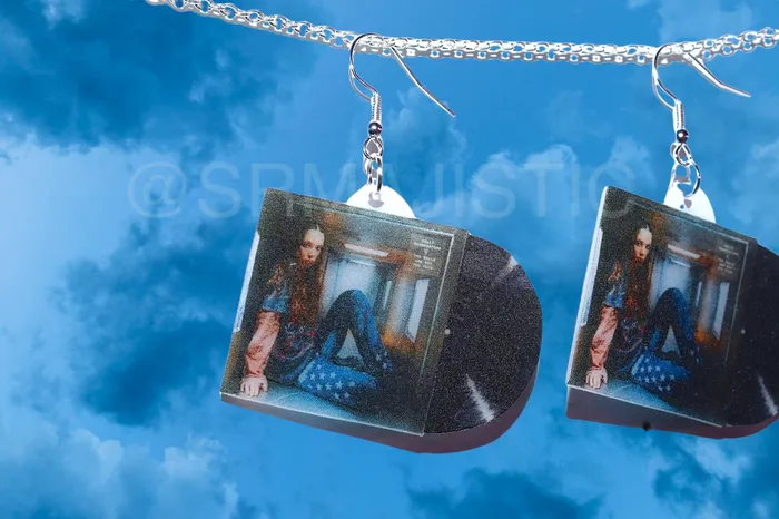 READY TO SHIP Holly Humberstone The Walls are Way Too Thin Vinyl Album EP Handmade Earrings Sam Makes Things Earrings READY TO SHIP Holly Humberstone The Walls are Way Too Thin Vinyl Album EP Handmade Earrings Sam Makes Things Earrings
