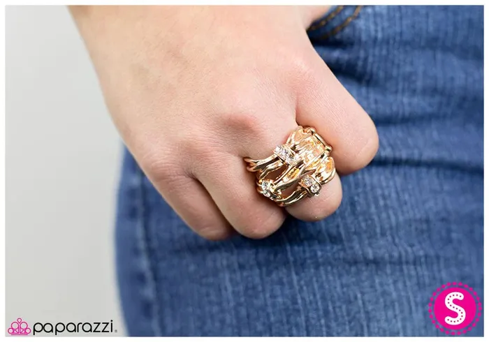 Rings Paparazzi Jewelry Paparazzi Ring A Shining Example Gold