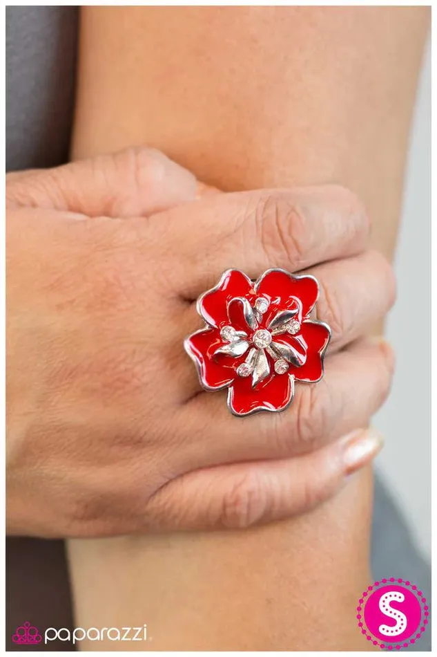 Rings Paparazzi Jewelry Paparazzi Ring Ahead Of the Curve Red
