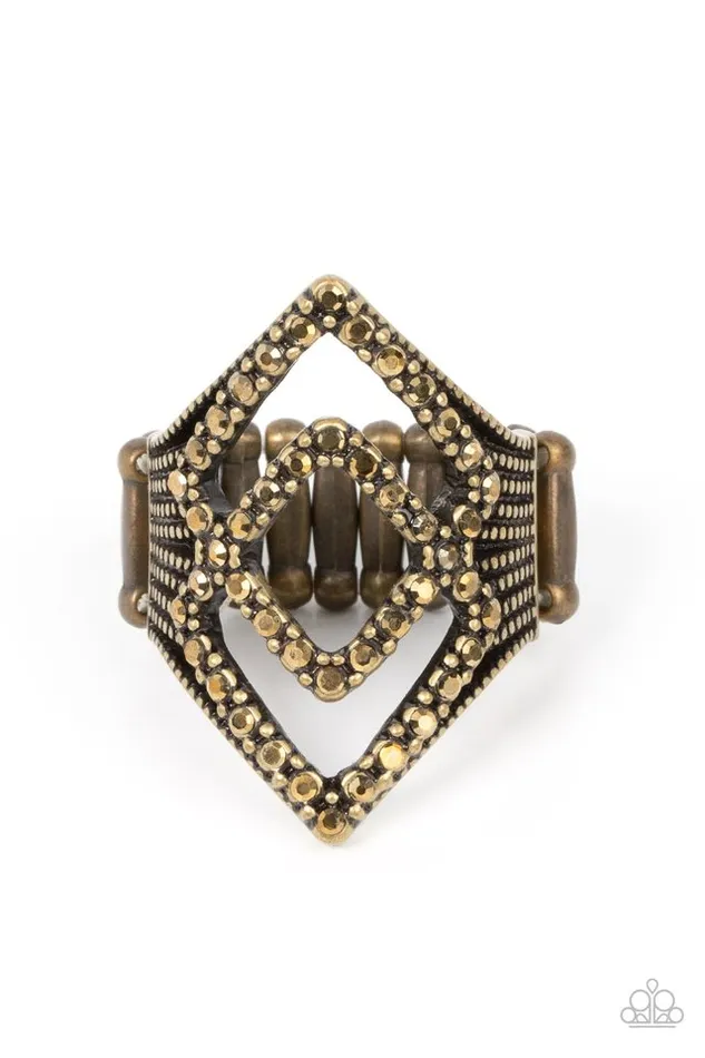 Rings Paparazzi Jewelry Paparazzi Ring Diamond Duet Brass Rings Paparazzi Jewelry Paparazzi Ring Diamond Duet Brass