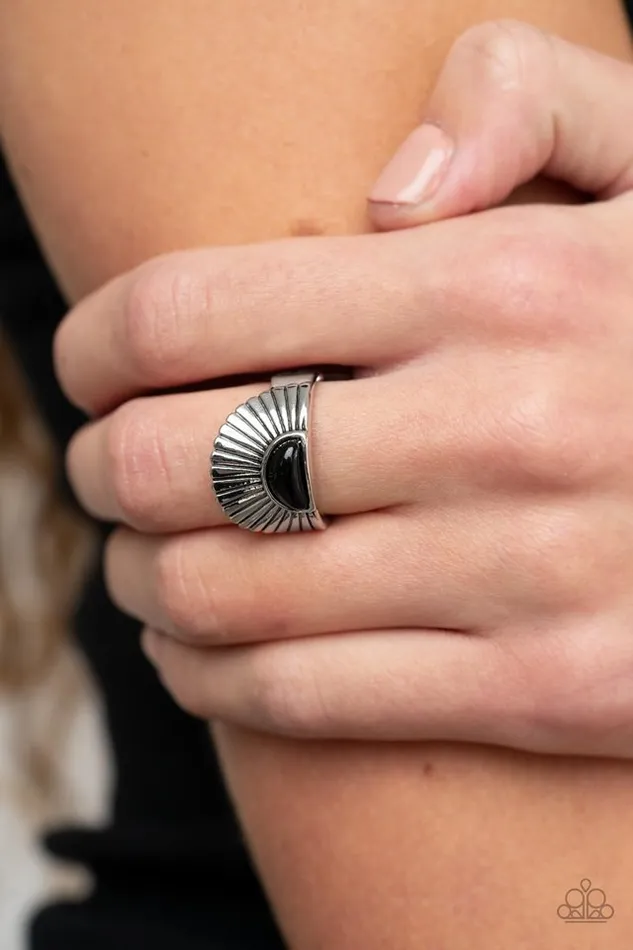 Rings Paparazzi Jewelry Paparazzi Ring Fabulously FANtabulous Black