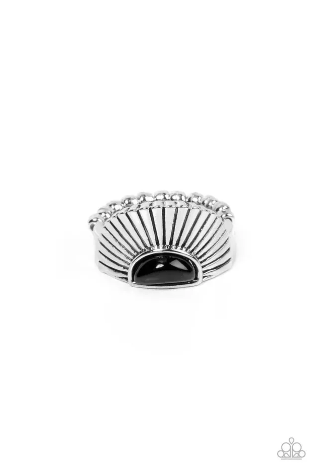 Rings Paparazzi Jewelry Paparazzi Ring Fabulously FANtabulous Black Rings Paparazzi Jewelry Paparazzi Ring Fabulously FANtabulous Black