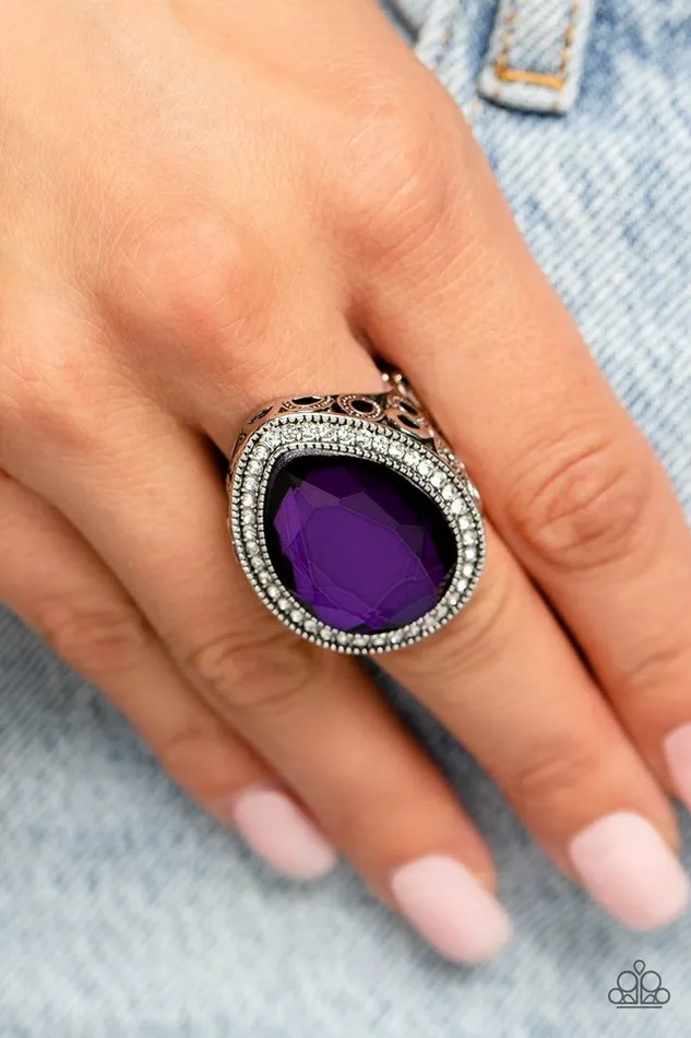 Rings Paparazzi Jewelry Paparazzi Ring Illuminated Icon Purple
